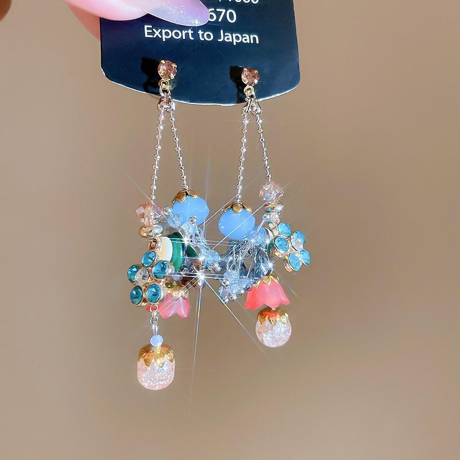 Серьги-кисточки Bohemian Water Drop: Ретро этнический дизайн для женщин