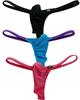Heureux La Joie Микро бикини одинарный или комплект нижнего белья мужской Т-образный пробный, набор из 3 предметов, стринги (Размер L, 3 предмета A)