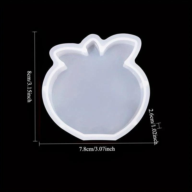 Формы для свечей в форме фруктов, силиконовые формы для яблок, груш, клубники, смолы, гипса, свечей, мыла, воска, украшения для дома