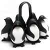 Подставка для яиц Peleg Design Penguin Black, набор из 6 штук, кухонные принадлежности