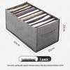 Multi-Compartment Clothing Organizer: Jeans, Pants, Underwear, and Sundries Storage Box