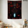 Iron Man Tech Tapestry Modern Bedroom Decor Tapestry Background Cloth Fashion Print Wall Decoration Atmospheric Background Cloth