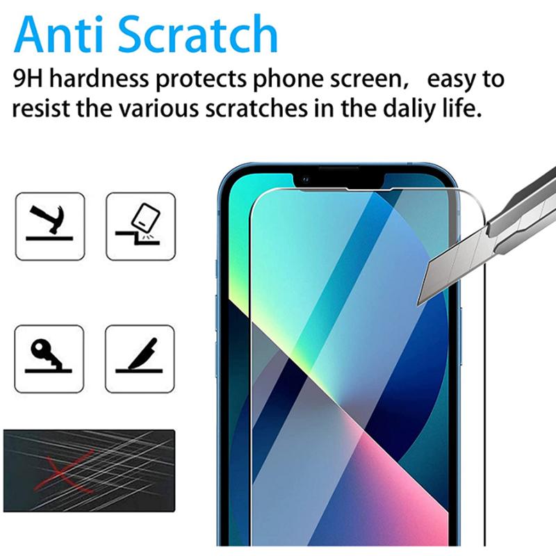 2 шт. 9H Премиум закаленное стекло защитная пленка для экрана для Iphone 6 6s 7 8 Plus X Xs XR 11 12 13 Pro Max 15 14 Pro Max стекло