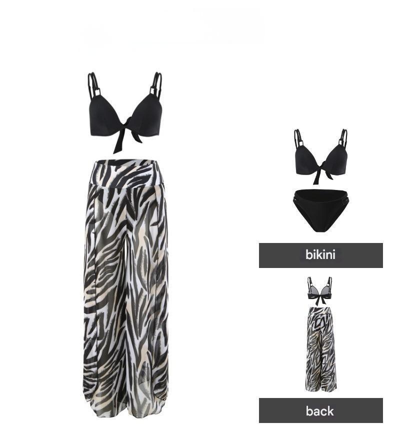 Женский купальник-бикини из трех частей