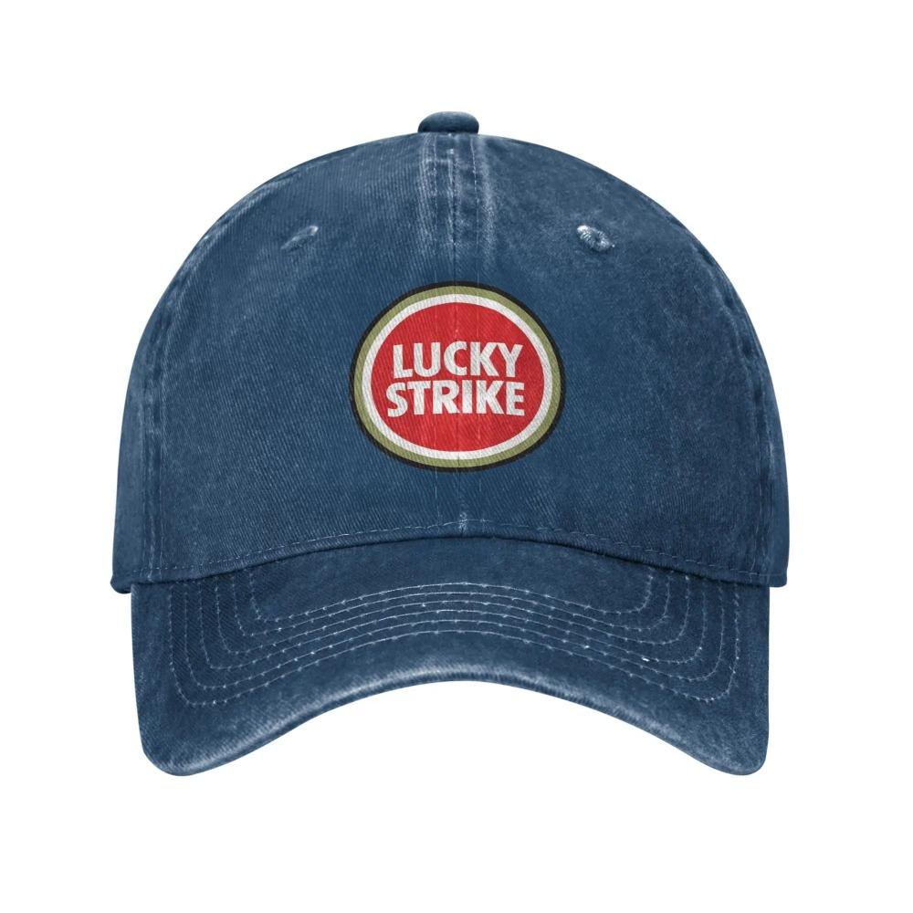 Lucky Strike Буквы Трой Сиван Музыка Спорт Ретро Ковбойские Стирка Джинсовые Бейсболки Мужские Уличный Стиль Шляпа Для Пешего Туризма Мужская Кепка Папы
