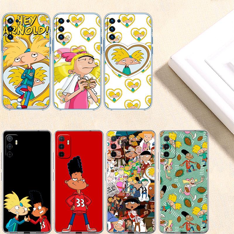 S-Special Hey A-Arnold Transparent Phone Case for Motorola Moto E22I E22S E22 E32 E40 E7 E7I G Plus Power Play Stylus G22 G14