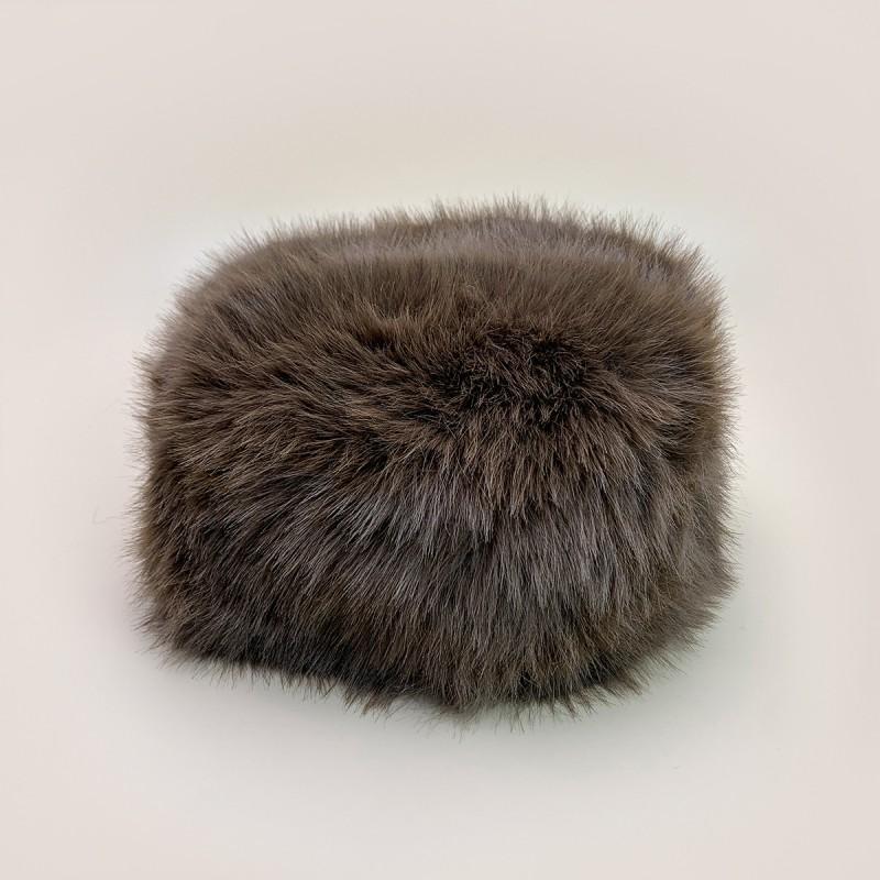 Solid Color Minimalist Plush Bucket Hat Men Women Warm Windproof Flattering Face Fit All