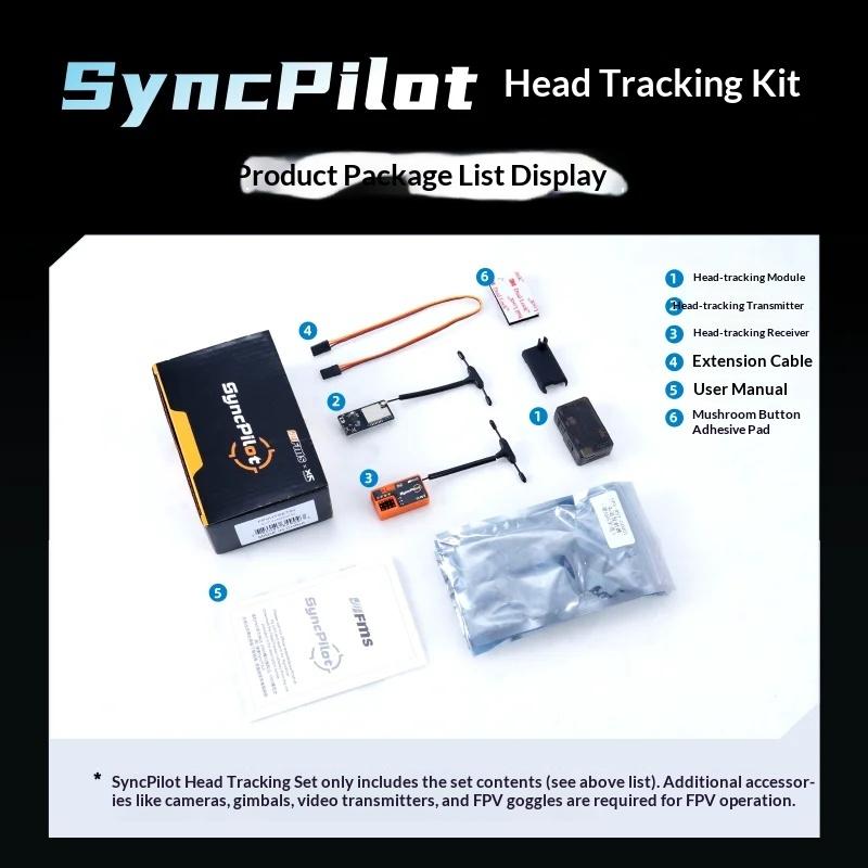 В наличии Fms Syncpilot Fpv Набор трекера головы для моделей самолетов, лодок, автомобилей RC Система совместима с Dji