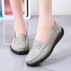 Women Moccasins Leather Driving Comfort Flats Casual Slip On White Nurse Walking Minimalist Summer Maternity Shoes