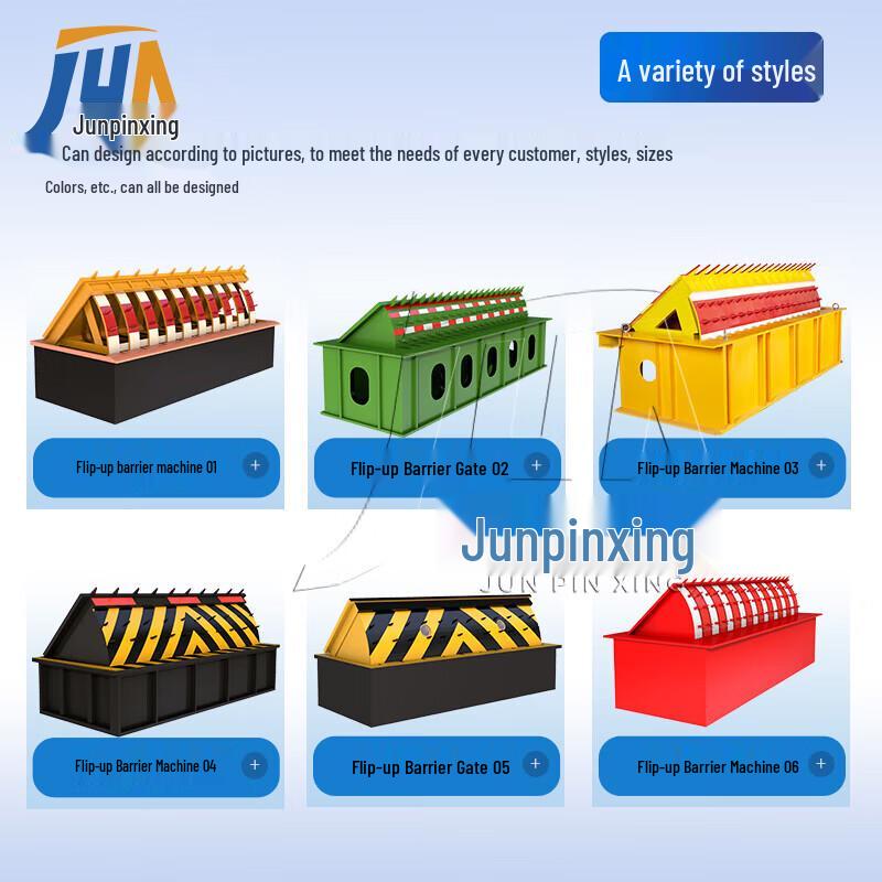 Junpinxing Electric Hydraulic Flip Roadblock Spike Barrier