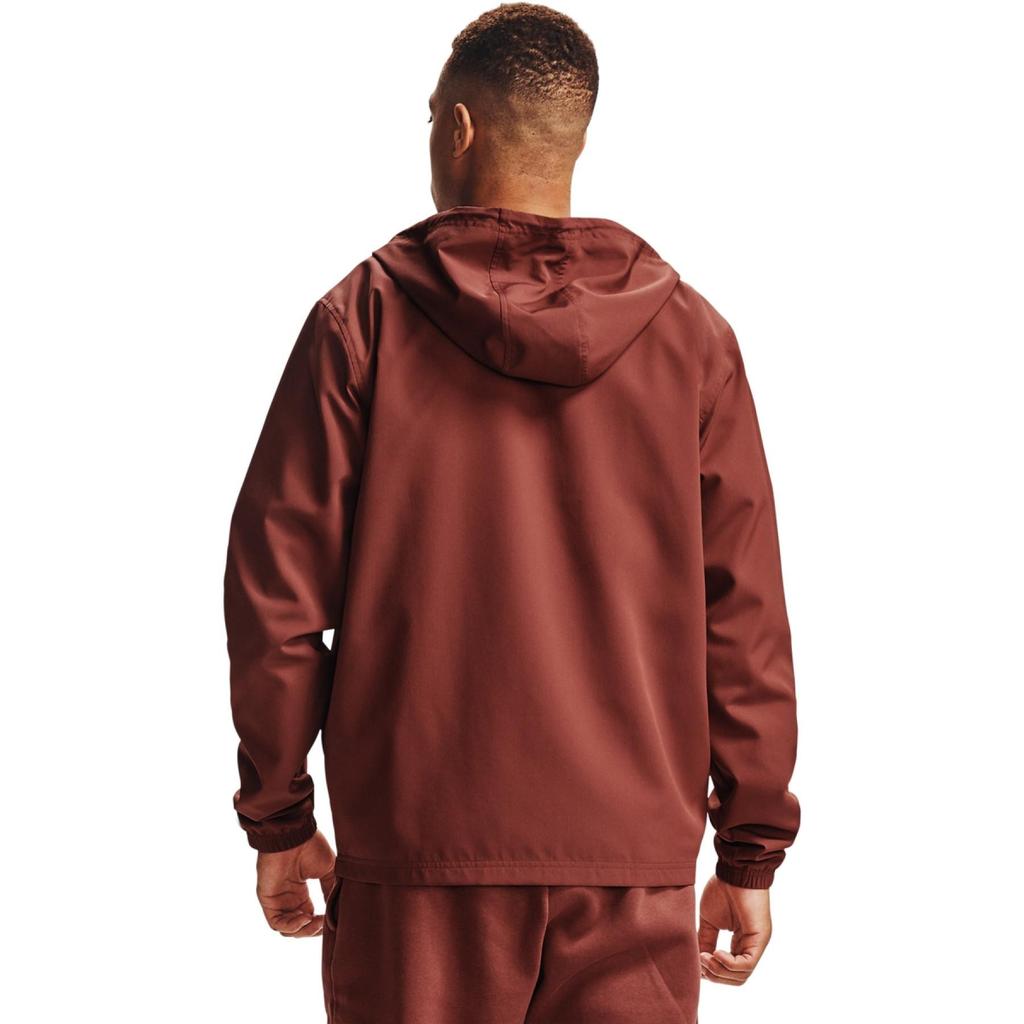 Under Armour Куртка с капюшоном и застежкой-молнией Color Block Outdoor, мужская куртка темно-красного цвета 1329297-688