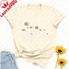 Daisy Flower TShirt Unisexs Graphic Tee Short Sleeve Wildflower Botanical Print Shirt Soft Cotton Crew Neck Shirt Spring Summer