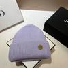 Winter High-Quality Rabbit Fur Knitted Hat Northern Cold Warm Soft Waxy Ear Protection Wool Hat Simple Cold Hat