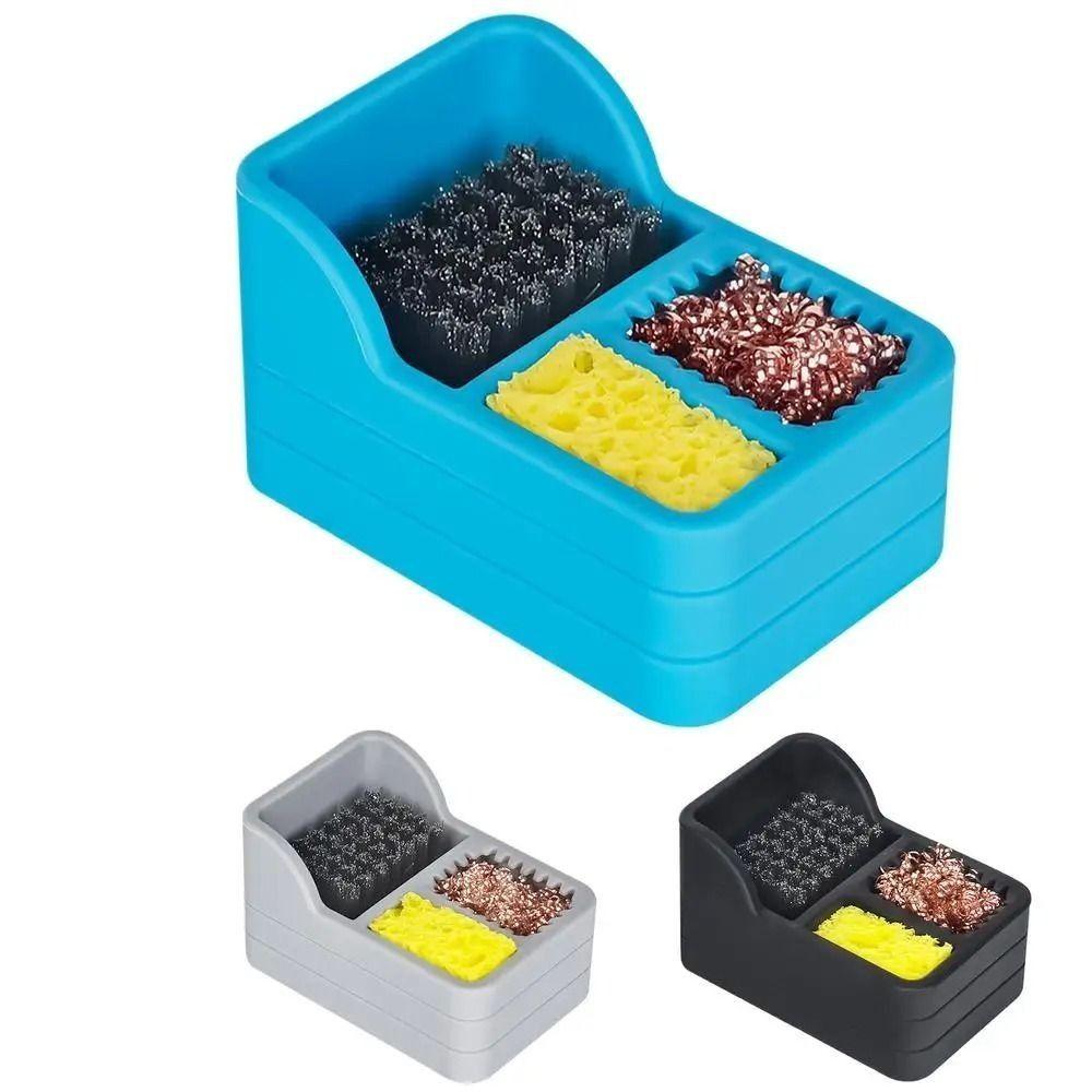 Silicone Tin Slag Cleaning Kit Copper Tin Slag Remove Tool Soldering Iron Tip Cleaner School Labs