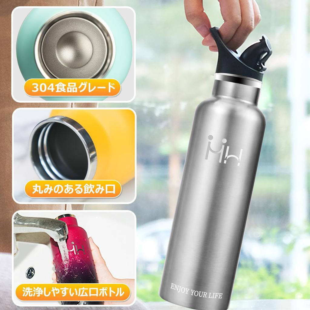 Термос для воды Вакуумный из нержавеющей стали Два типа прямого нагрева Холодный Совместим с утечкой Простота в обращении Одна бутылка для упражнений с водой [ASAKA], 750 мл,