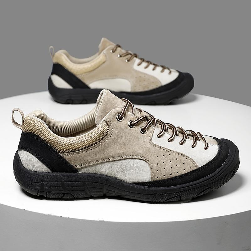 Men's Genuine Leather Outdoor Casual Shoes Sneakers