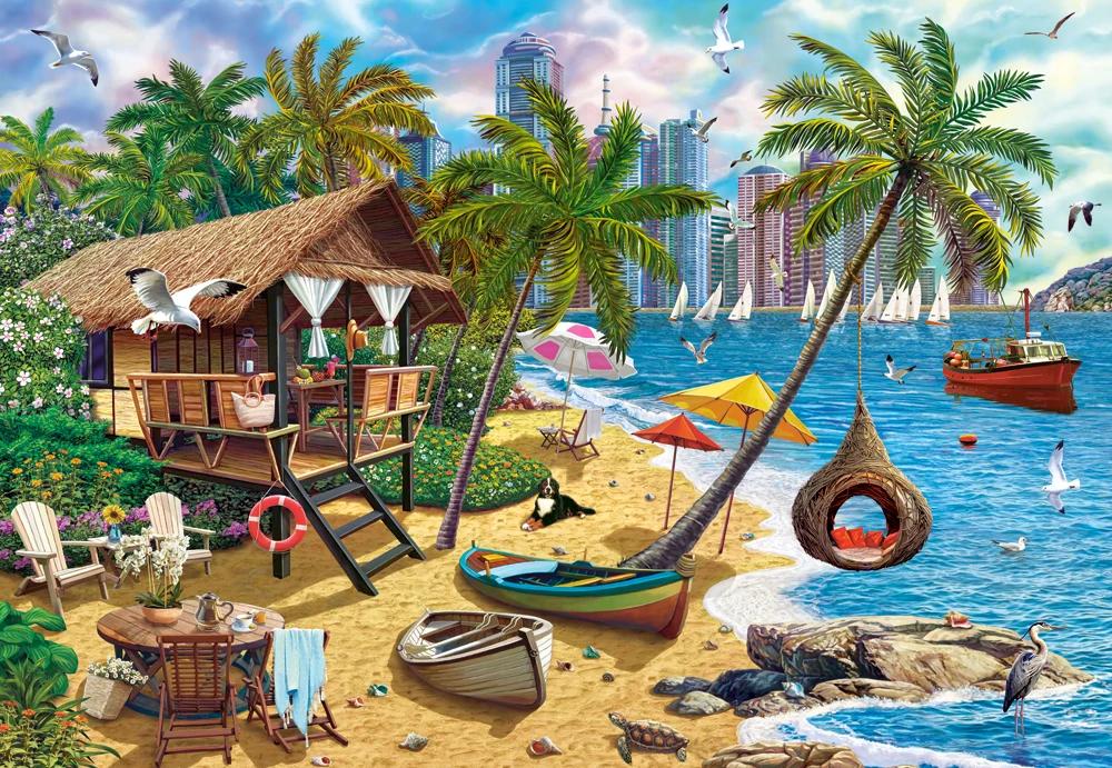 Puzzle 1000 pieces C-105045-2 Summer in the city