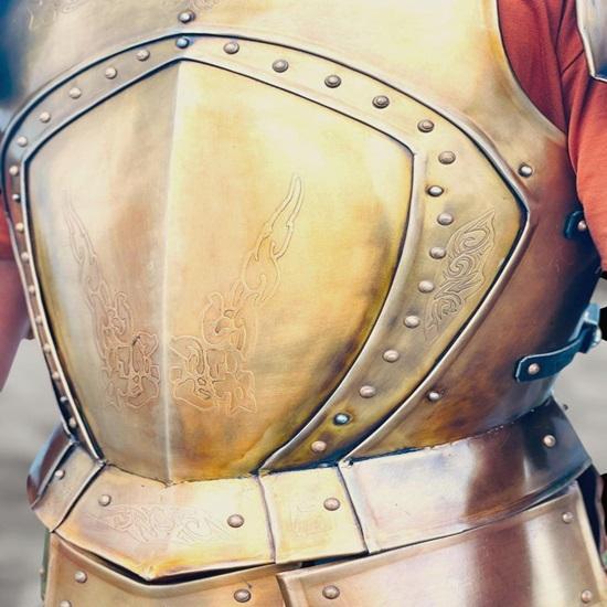 Lord of the Rings Cosplay Costume Armour  Medieval Armor Knight Half Suit Halloween Costume Best Gift For Him