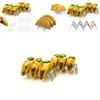 Premium Food Grade Stainless Steel U-shaped 2-slot Taco Rack For Tables