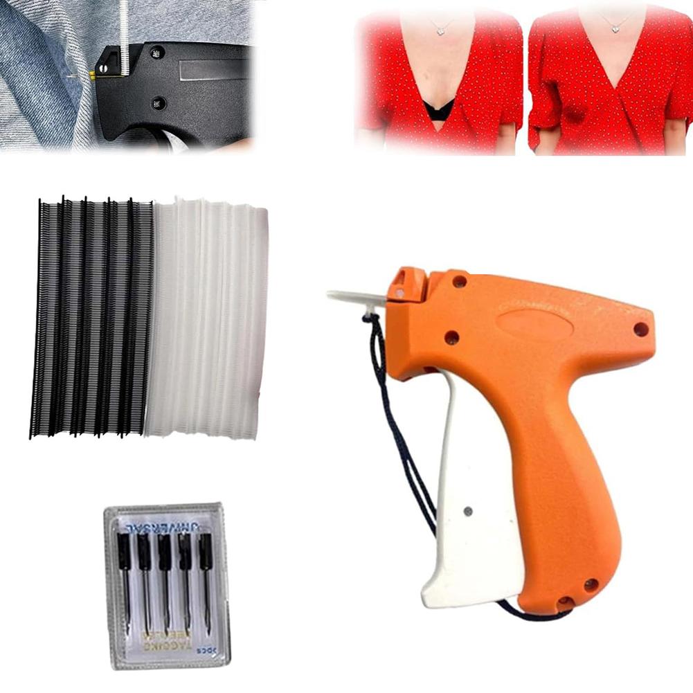 Пистолет для ценников с 6 иглами Мини-стежковый пистолет Стежковая подшивочная машина Инструмент для прикрепления бирок Швейная машина для одежды носков шляп
