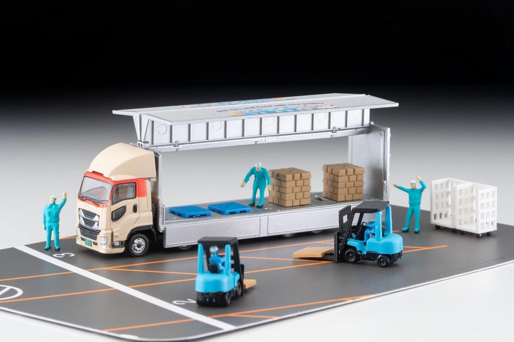 TOMYTEC The Truck Collection Truck Collection Logistics Site Wing Van Set D Kyuso Shipping