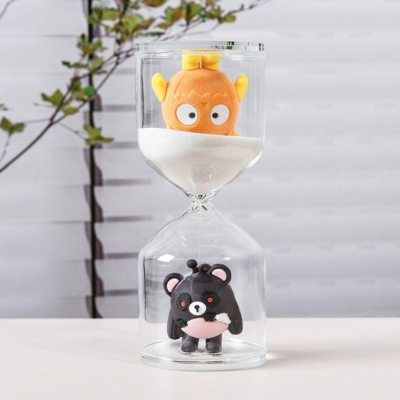 Яйцо для вечеринки Медвежонок Песочные часы Украшения для дома Мультфильм Дети Таймер 5/15/30/45 минут Время Простой Зыбучий песок