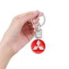 Car Metal Key Chain Hanging KeyChain Best Gift Key Ring Jewelry For Mitsubishi ASX Lancer Pajero Outlander L200 EVO Lancer EX