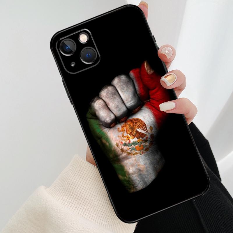 Mexico Mexican Flag Phone Case For iPhone 17 Pro Max 16 15 11 13 12 14 Pro Max mini 15 16 Plus 16e 17 Air Cover