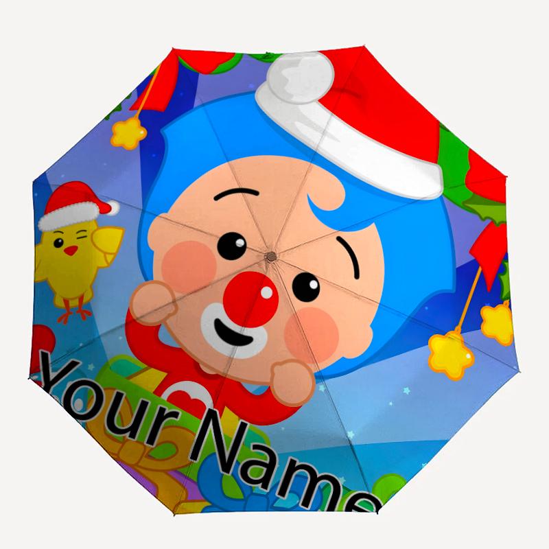 Personalized Name FlimFlim Print Umbrella, UV Shielding. It Has Eight Sturdy Ribs for Outdoor Use And Perfect As a Holiday Gift