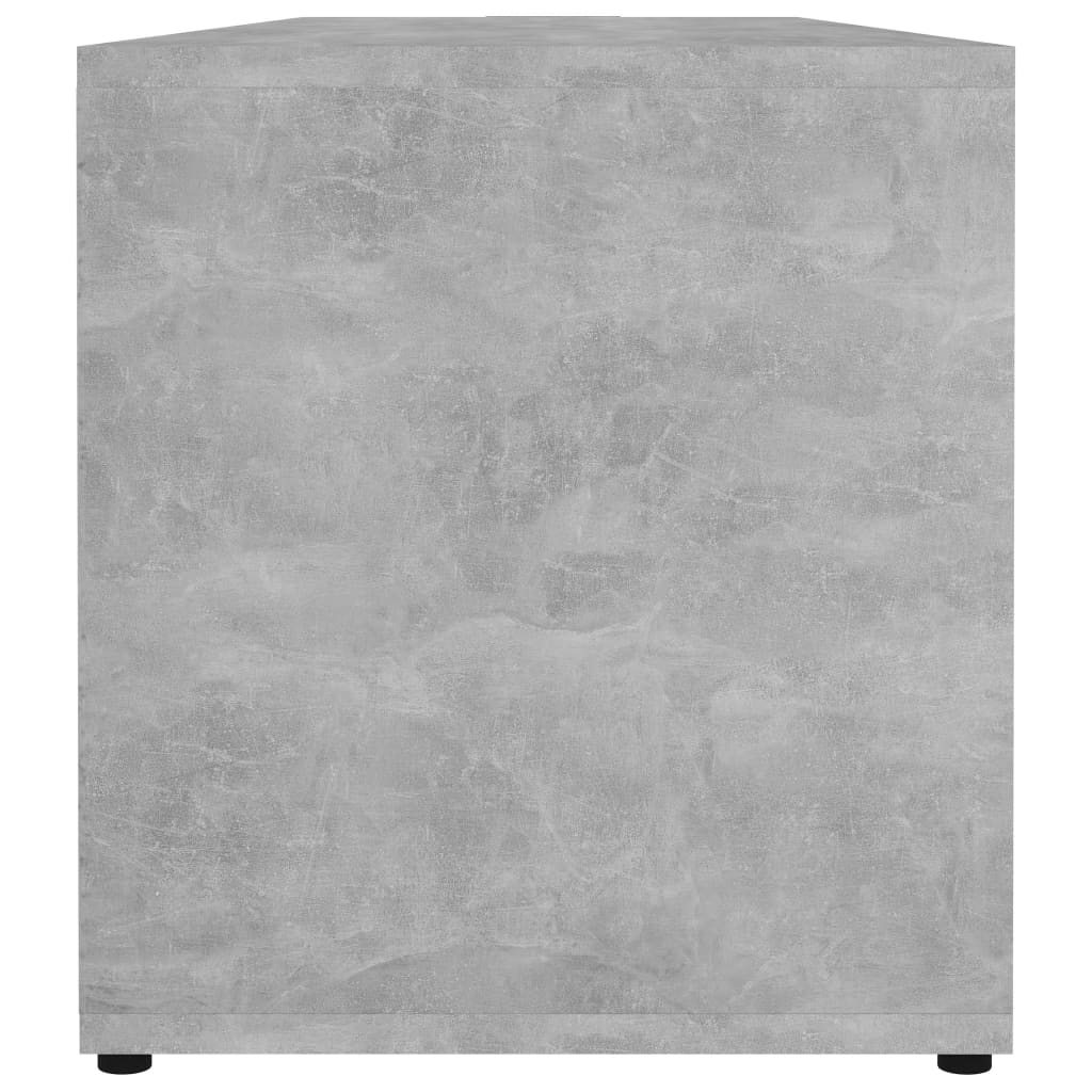 TV Stand Concrete Grey 120 x 34 x 37 cm Particleboard