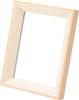 Fuji Boeki Mirror Tabletop Wood Grain Frame Bicolor Shatterproof Tabletop Mirror Compact Width X Depth 3 X Height White Tart 41918 17.5 22.6cm
