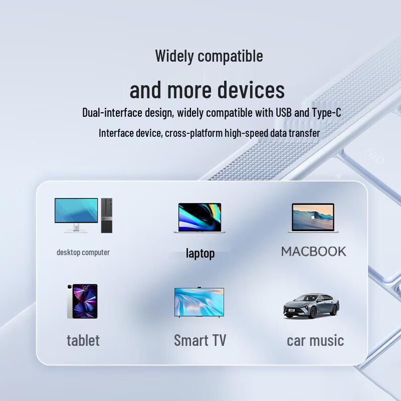 Lenovo Флеш-накопитель USB ThinkPlus TPU301 с двойным интерфейсом