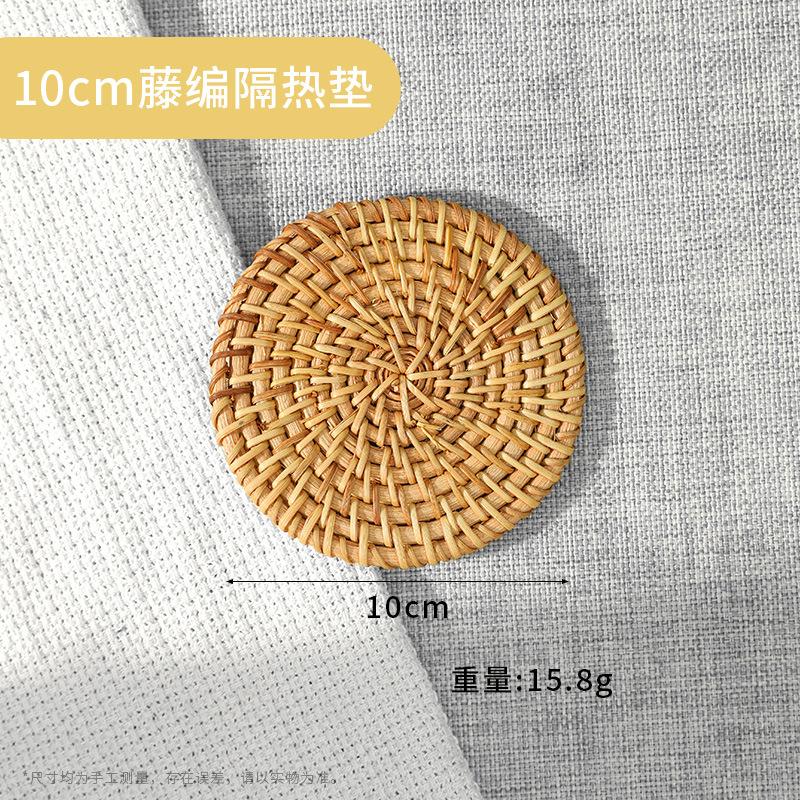 High temperature resistant Christmas tree thermal insulation mat pot mat dining table anti-scalding mat coaster solid wood decorative ornament