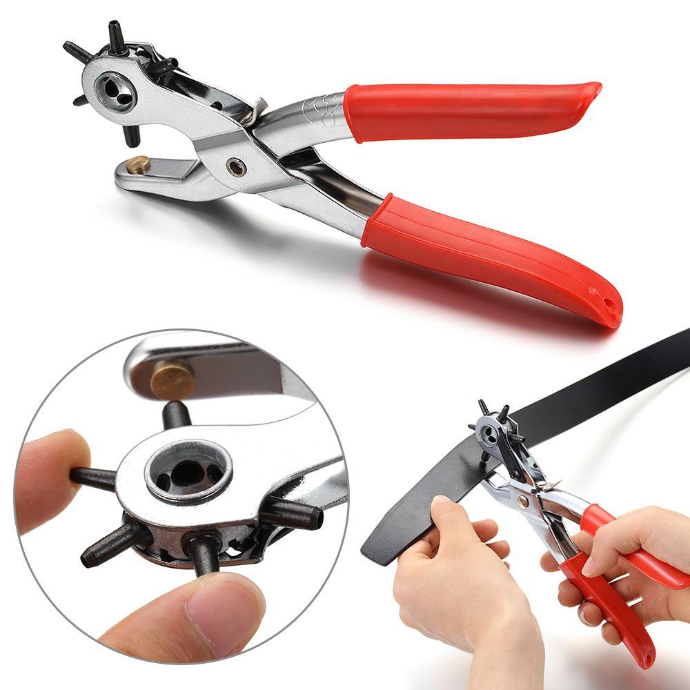 Household Heavy Duty Punching Hole Leathercraft Eyelet Puncher Leather Hole Punch Plier Belt Plier