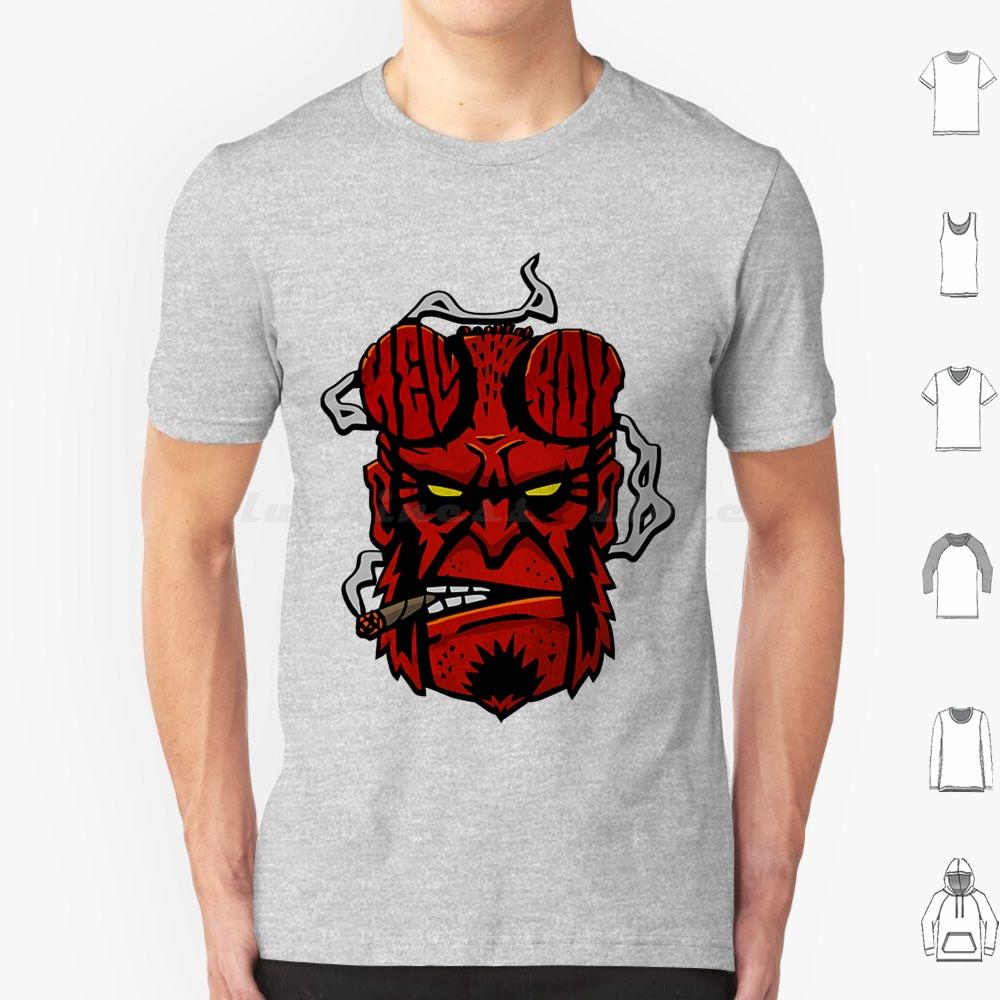 Hellboy T Shirt Cotton Men Women DIY Print Hellboy Comic Books Comics Halloween Hellboy 2 Hellboyanimated Hellboy Comic