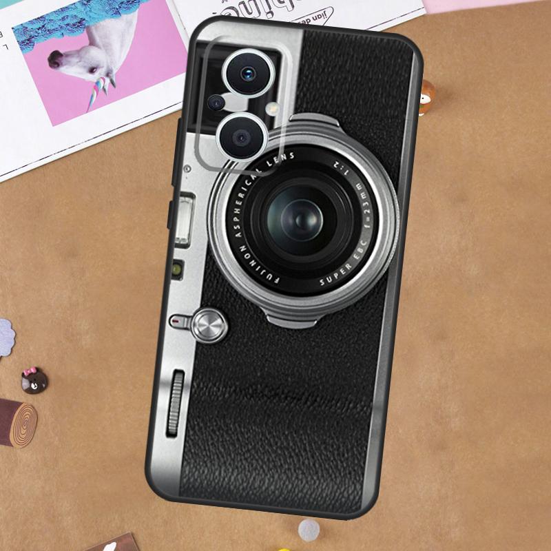 Retro Vintage Camera For OPPO Reno 13 12 11 10 14 Pro 8T 11F 12F 13F 14F 7 8 Lite OPPO Find X9 X8 X6 X5 Pro Case