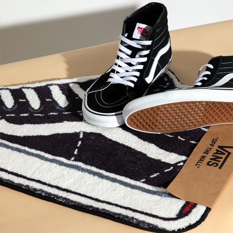Vans Sk8 Холст Замша Классические Прочные Легкие Высокие Кеды для Скейтборда Унисекс Кроссовки Черные VN000D5IB8C(S-BOX)