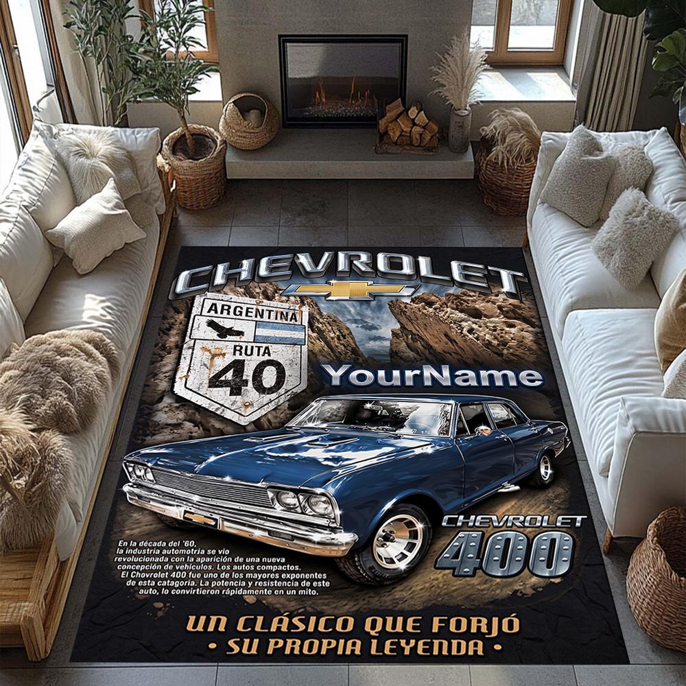 Peterbilt Heavy Trucks Personalized Name Floor Rug Office Rug Perfect for Living Rooms Bedrooms Entryway Dining Room Anti-slip Rug Office home decor