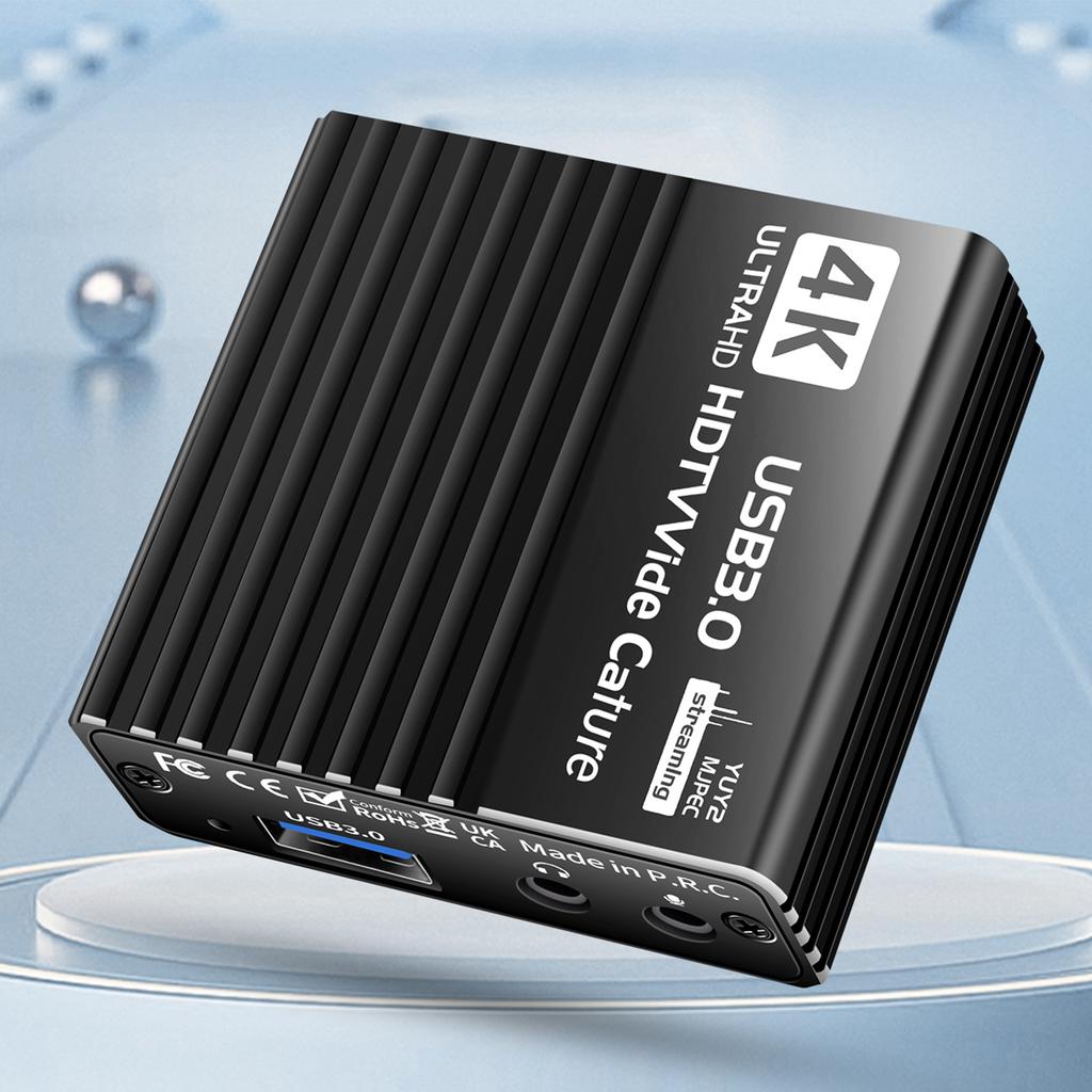 USB 3.0 Video Capture Card HDMI 4K Recording Box Game 1080P Video Recorder 60FPS