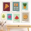 Food Sushi Pizza Donut Pineapple Kitchen Posters And Prints Canvas Painting Nordic Wall Art Pictures Living Room Home Decor