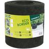 Бордюр для сада из переработанной резины - GARDEN ID Eco Border - 5 м В20 см - Неразрушимый - Гибкий, установка прямо или изогнуто.