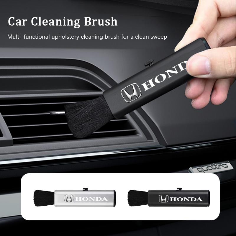 Telescopic Car Dust Removal Brush Car Air Outlet Cleaning Brush For Honda Civic Fit Jazz Accord Pilot CRV Odyssey Passport City