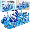 Конструктор магнитный LEAN Toys Ледяная страна, фигурки животных, 94 детали
