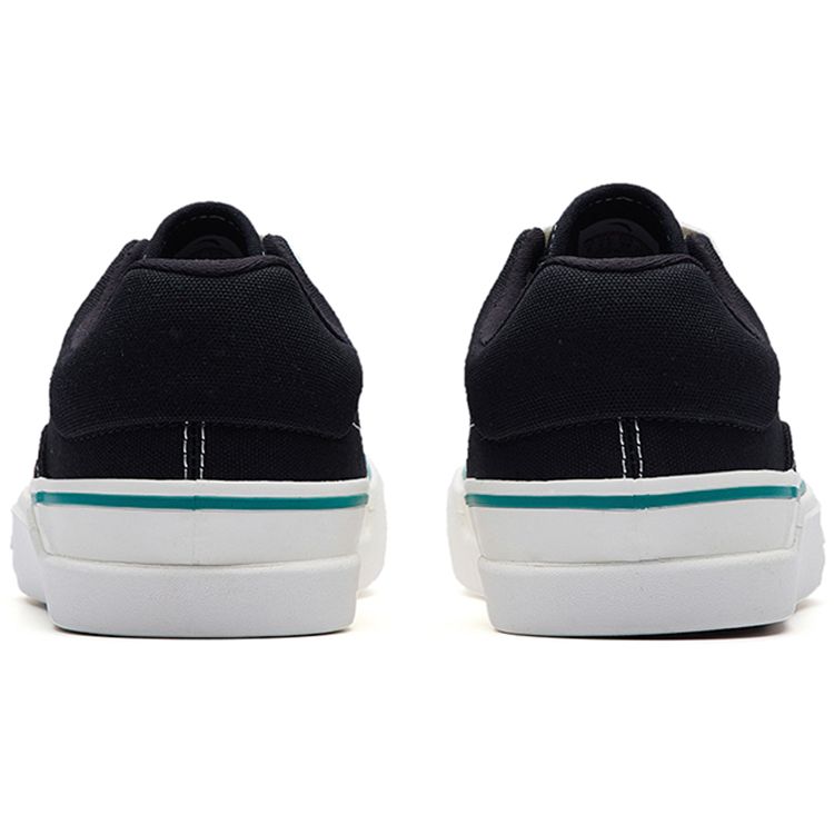 Anta Aoli MD Skateboard Прочные низкие кроссовки женские кроссовки черные белые 122238013-7