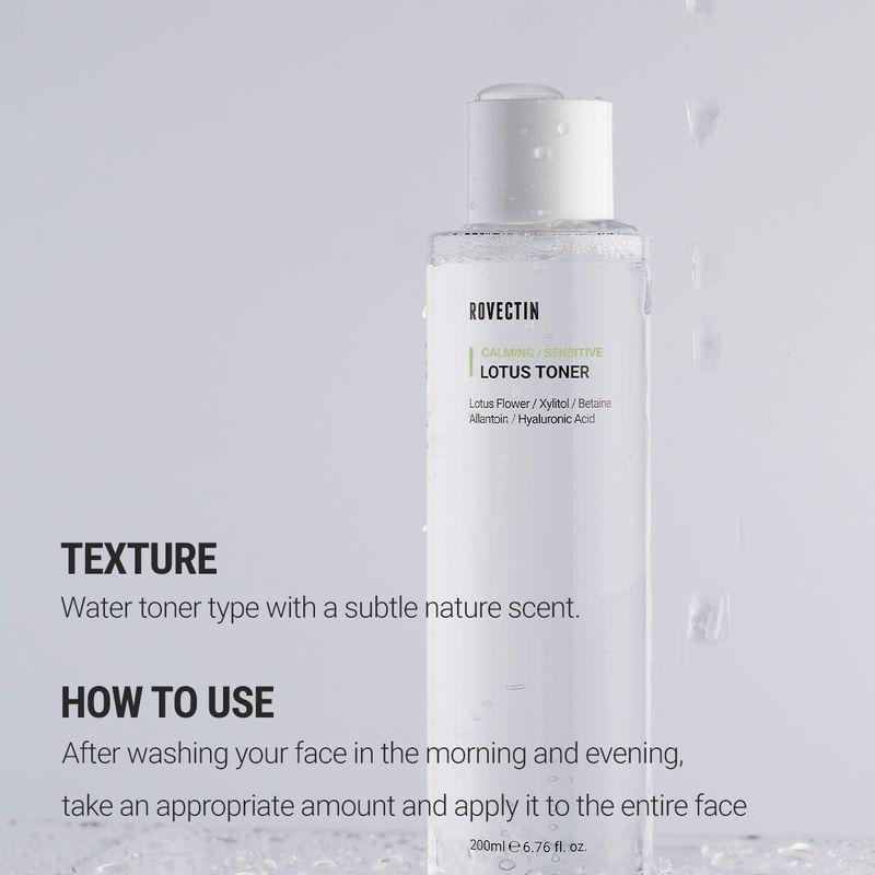 [Rovectin] *renewal* Calming Lotus Toner 200ml