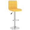 VidaXL Bar Stool Pub Seat Swivel Bar Chair Counter Stool Bistro Seat Home Interior Yellow 334236