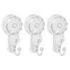 1/2/3/4Pcs Transparent Suction Cup Hooks Strong Load-bearing Easy To Install Removable Heavy Duty Vacuum Suction Cups with Hooks