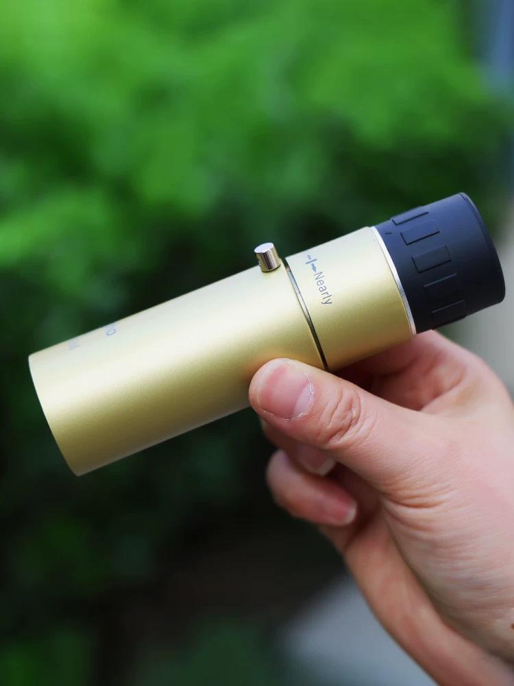 Monocular Telescope Telescopic 10 Times Portable High Magnification Pocket Low Light Night Vision Handheld Mobile Phone Peripheral Telescope