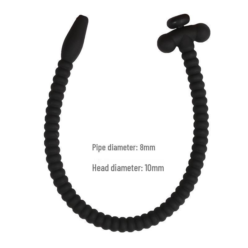 Силиконовый катетер с резьбой для мужчин, уретральная стимуляция, SM-игра