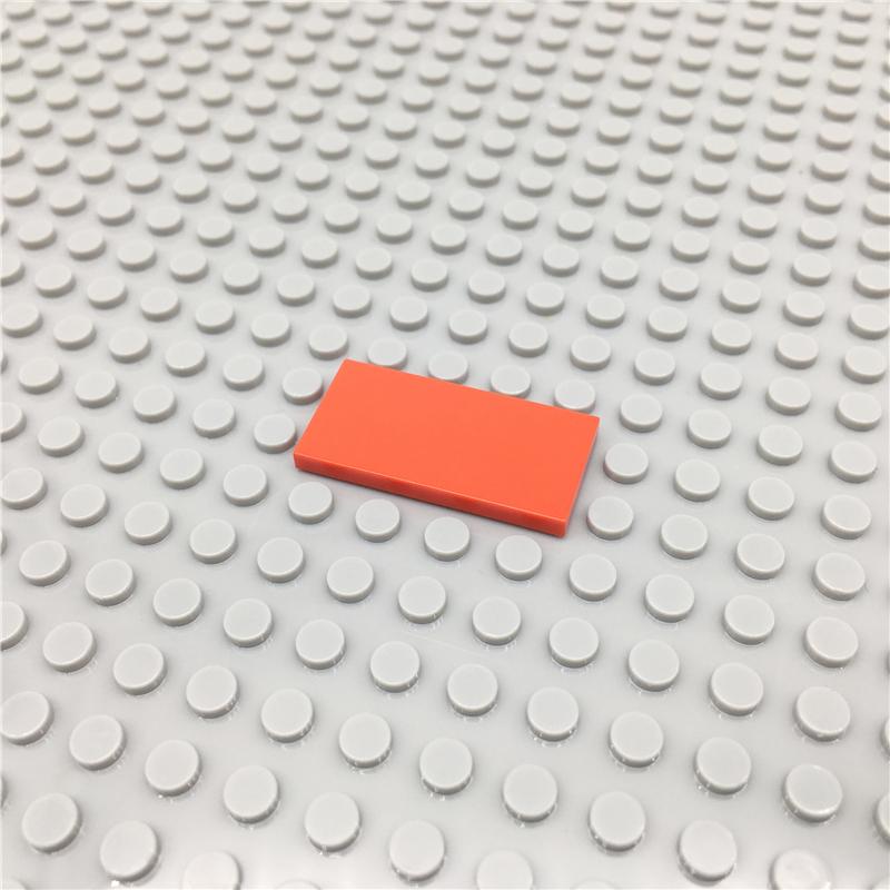 [Funbrick] 80 ШТ. Плитка DIY Строительные Блоки Фигурки Кирпичики Гладкие 2x4 Образовательные Творческие Совместимые 87079 Пластиковые Игрушки для Детей